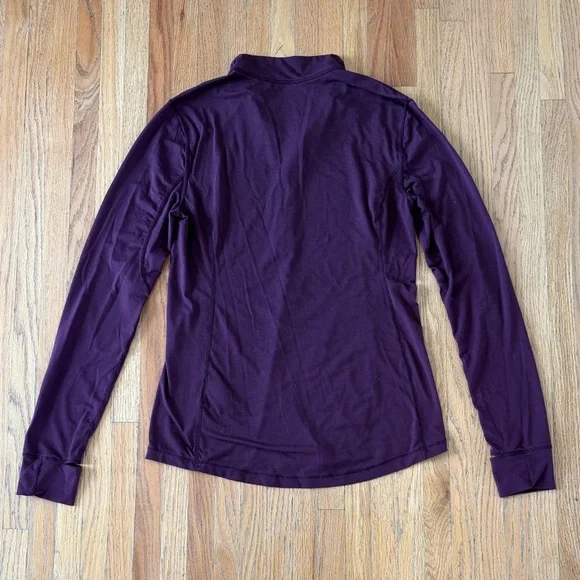 Paradox Women's Burgundy Long Sleeve Top - Picture 3 of 4